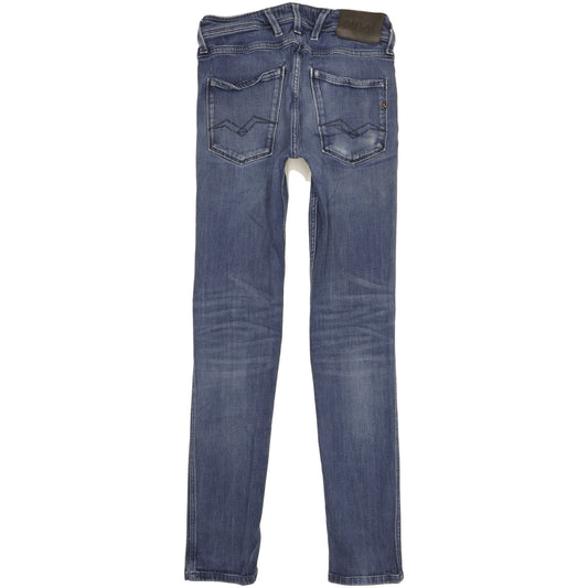 Replay Anbass Men Blue Skinny Slim Stretch Jeans W29 L31