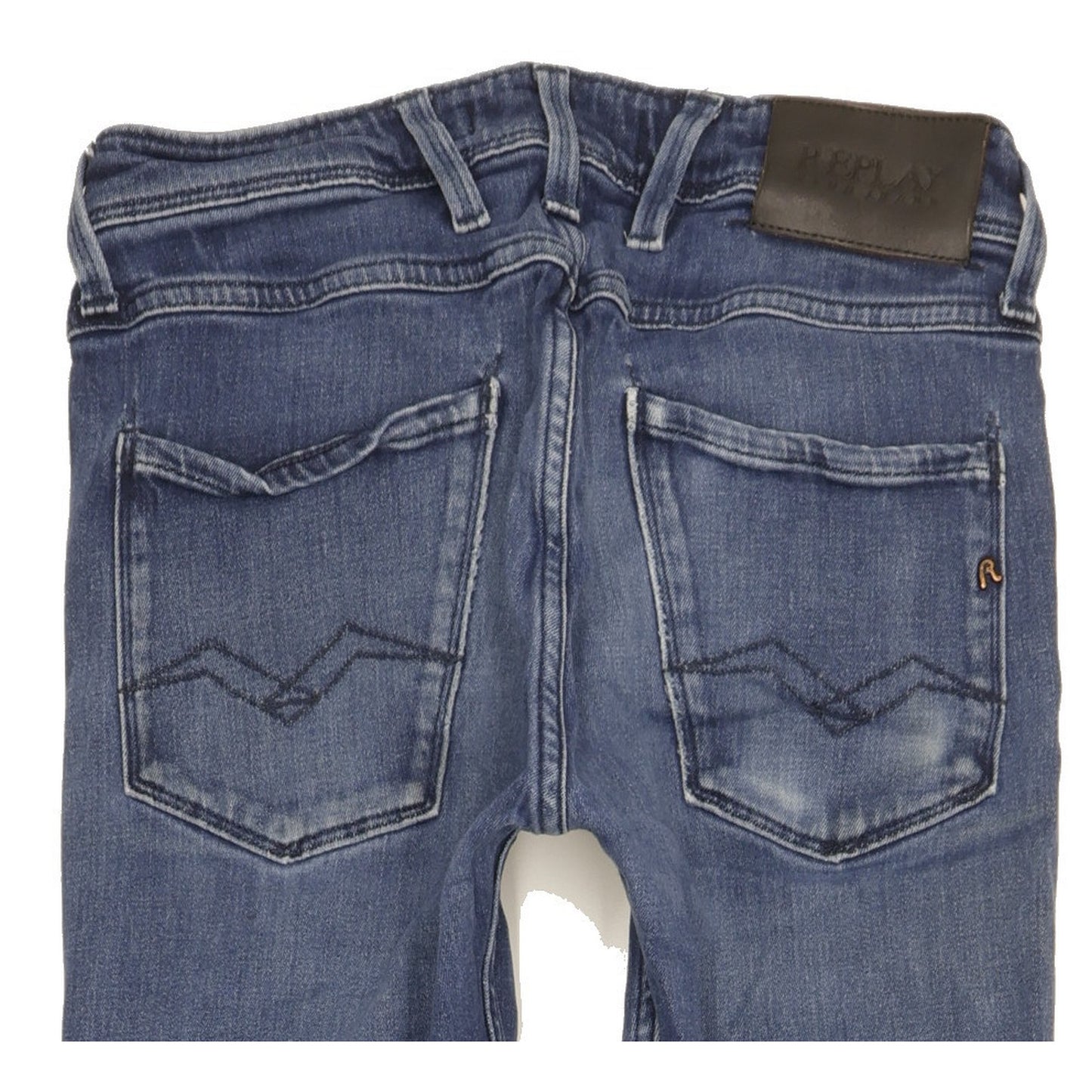 Replay Anbass Men Blue Skinny Slim Stretch Jeans W29 L31