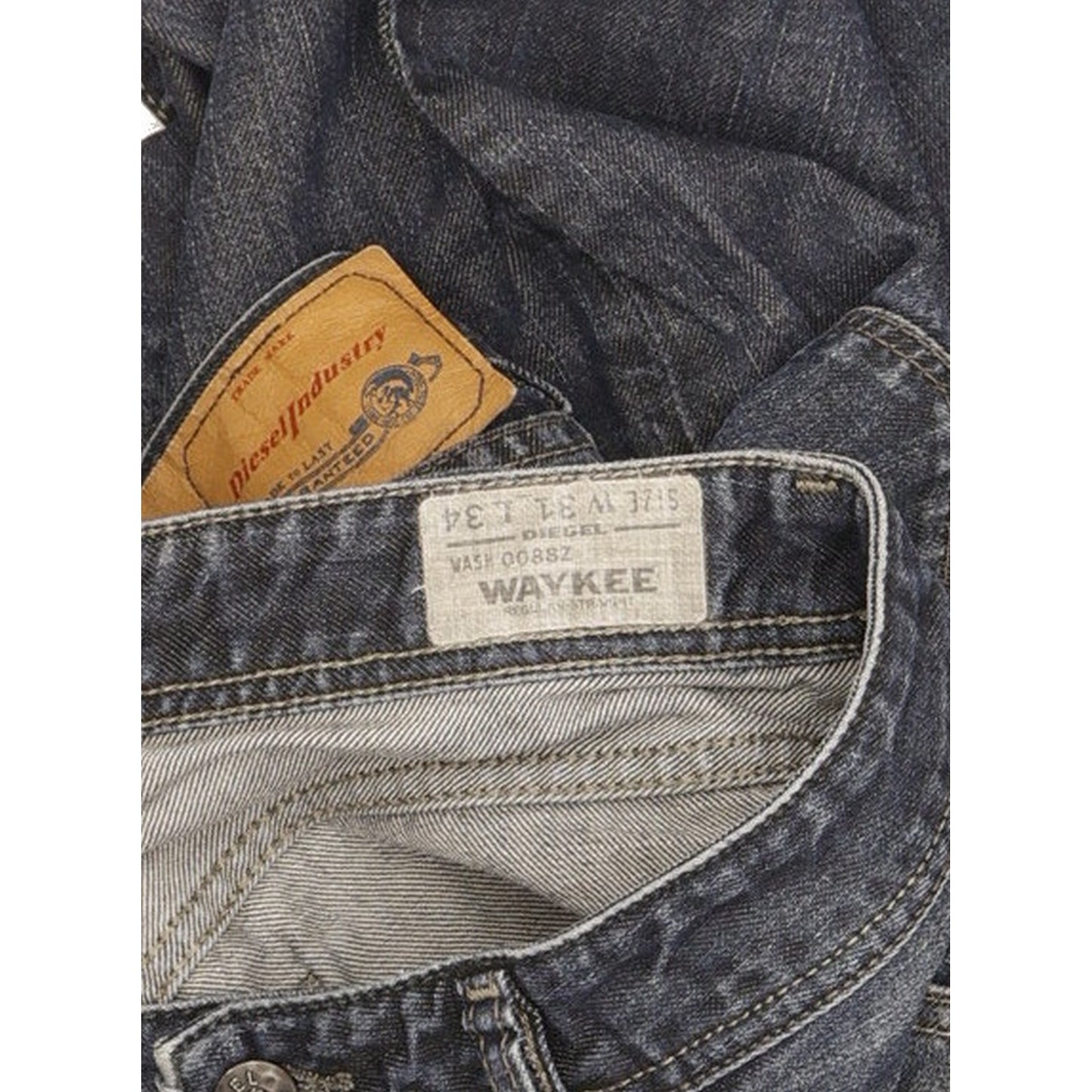 Diesel Waykee Men Blue Straight Regular Jeans W31 L32