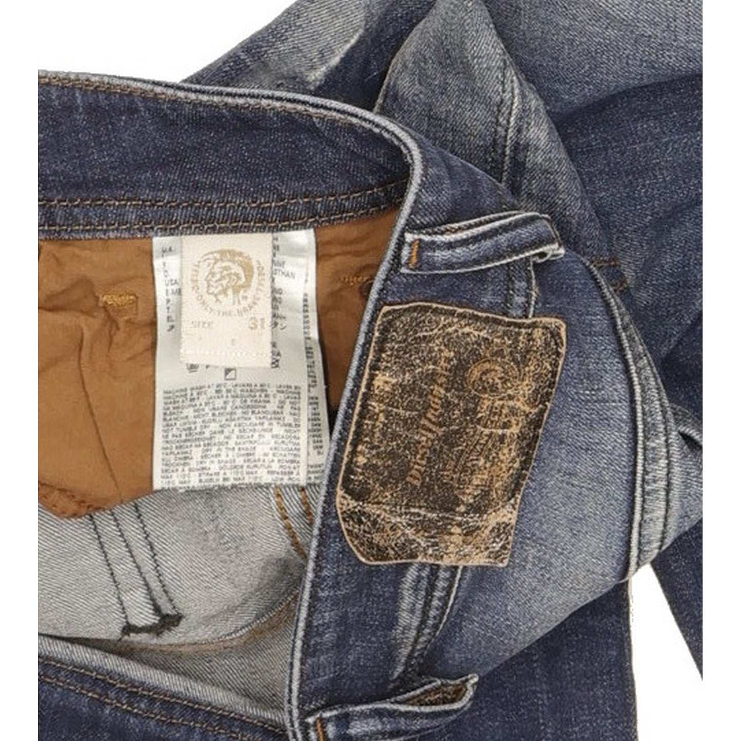 Diesel Sleenker Men Blue Skinny Slim Stretch Jeans W31 L31