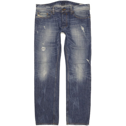 Diesel Safado Men Blue Straight Slim Jeans W33 L32