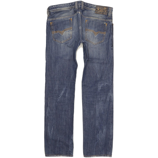 Diesel Safado Men Blue Straight Slim Jeans W33 L32