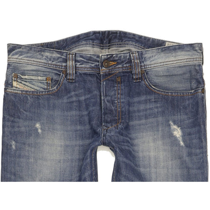 Diesel Safado Men Blue Straight Slim Jeans W33 L32