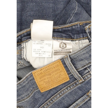 Levi's 711 Women Blue Skinny Slim Stretch Jeans W25 L28