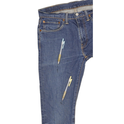 Levi's 512 Men Blue Tapered Slim Stretch Jeans W32 L33