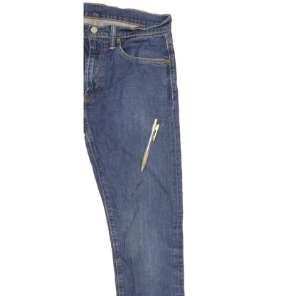 Levi's 512 Men Blue Tapered Slim Stretch Jeans W32 L33