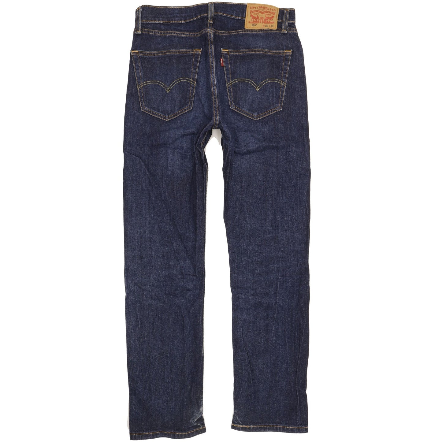 Levi's 505 Men Blue Straight Regular Stretch Jeans W31 L32