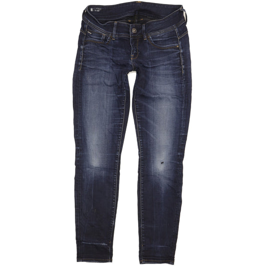 G-Star Lynn Women Blue Skinny Slim Stretch Jeans W31 L32