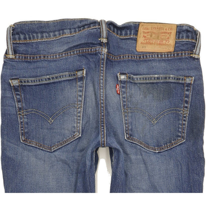 Levi's 511 Men Blue Straight Slim Stretch Jeans W31 L32