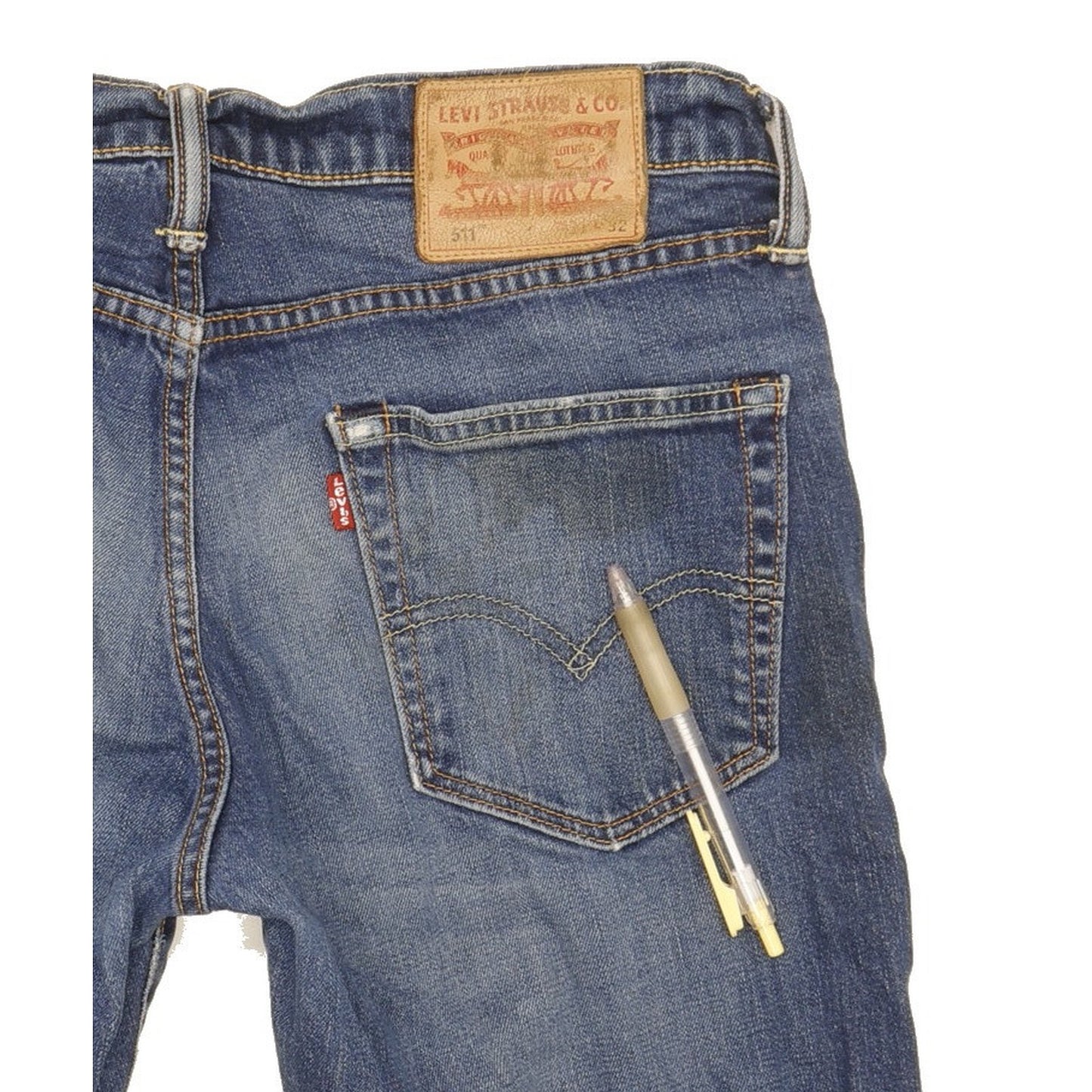 Levi's 511 Men Blue Straight Slim Stretch Jeans W31 L32