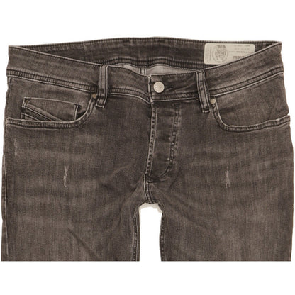 Diesel Troxer Men Black Skinny Slim Stretch Jeans W32 L32
