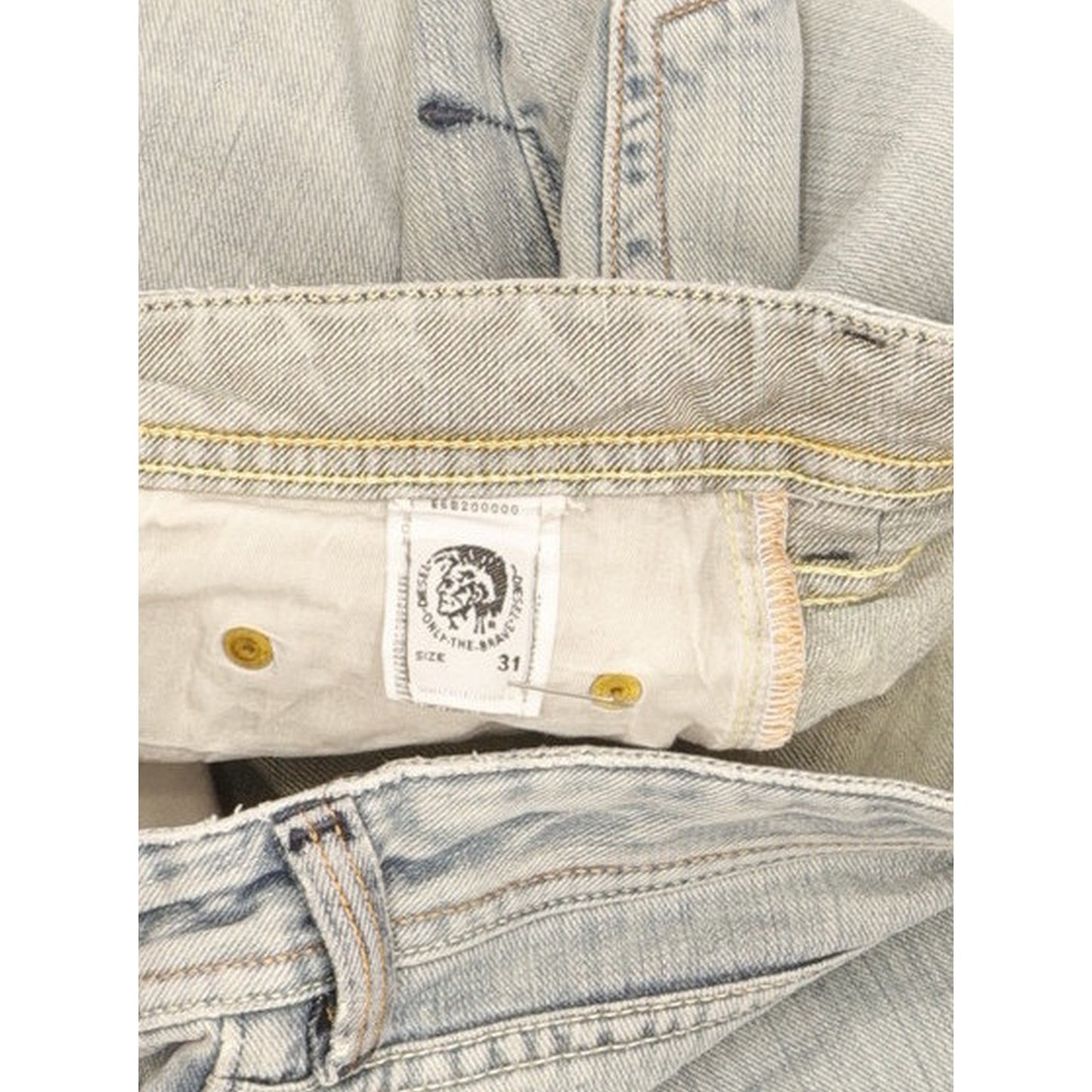 Diesel Men Blue Straight Regular Jeans W31 L32