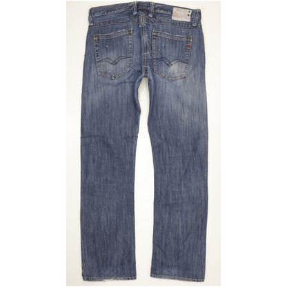 Replay Men Blue Straight Regular Jeans W34 L34