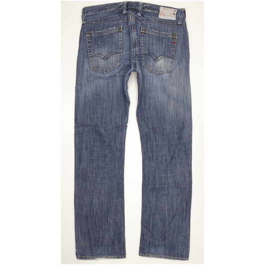 Replay Men Blue Straight Regular Jeans W34 L34
