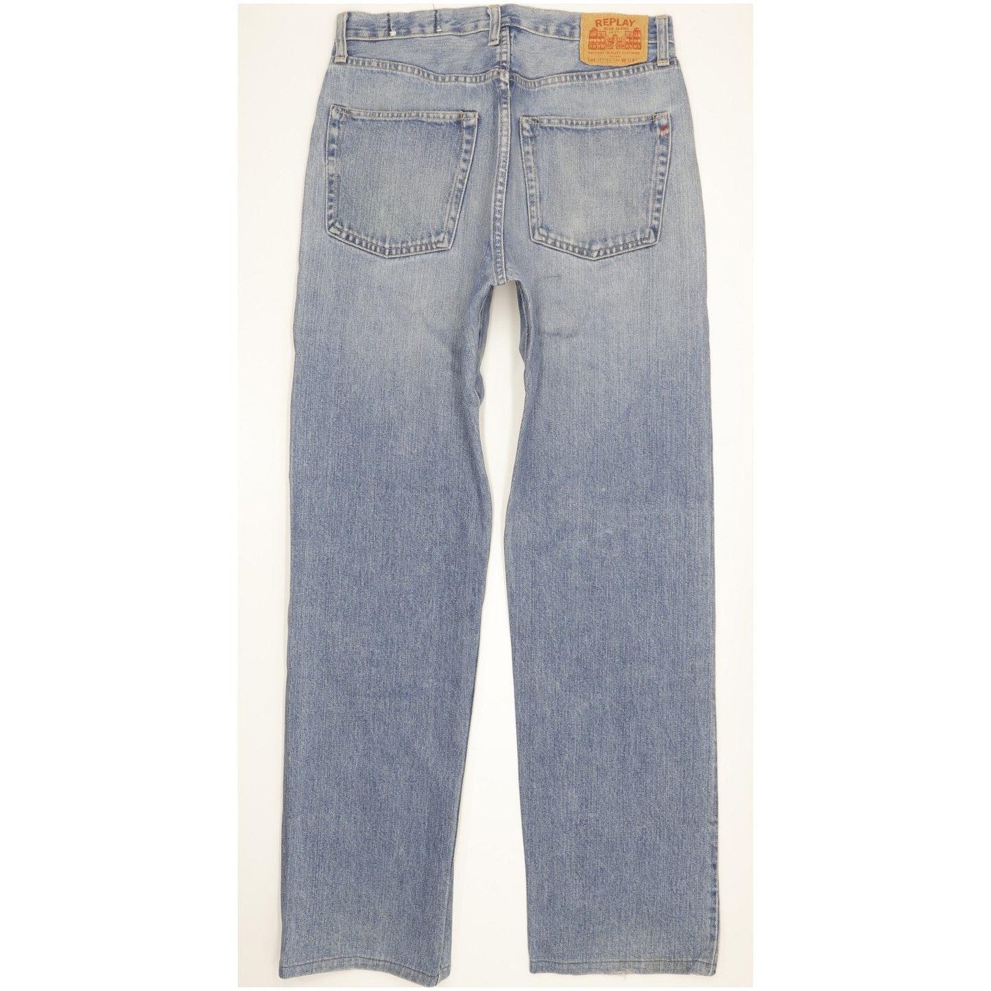 Replay Men Blue Straight Regular Jeans W31 L32