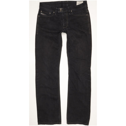 Diesel Viker Men Black Straight Regular Jeans W29 L32