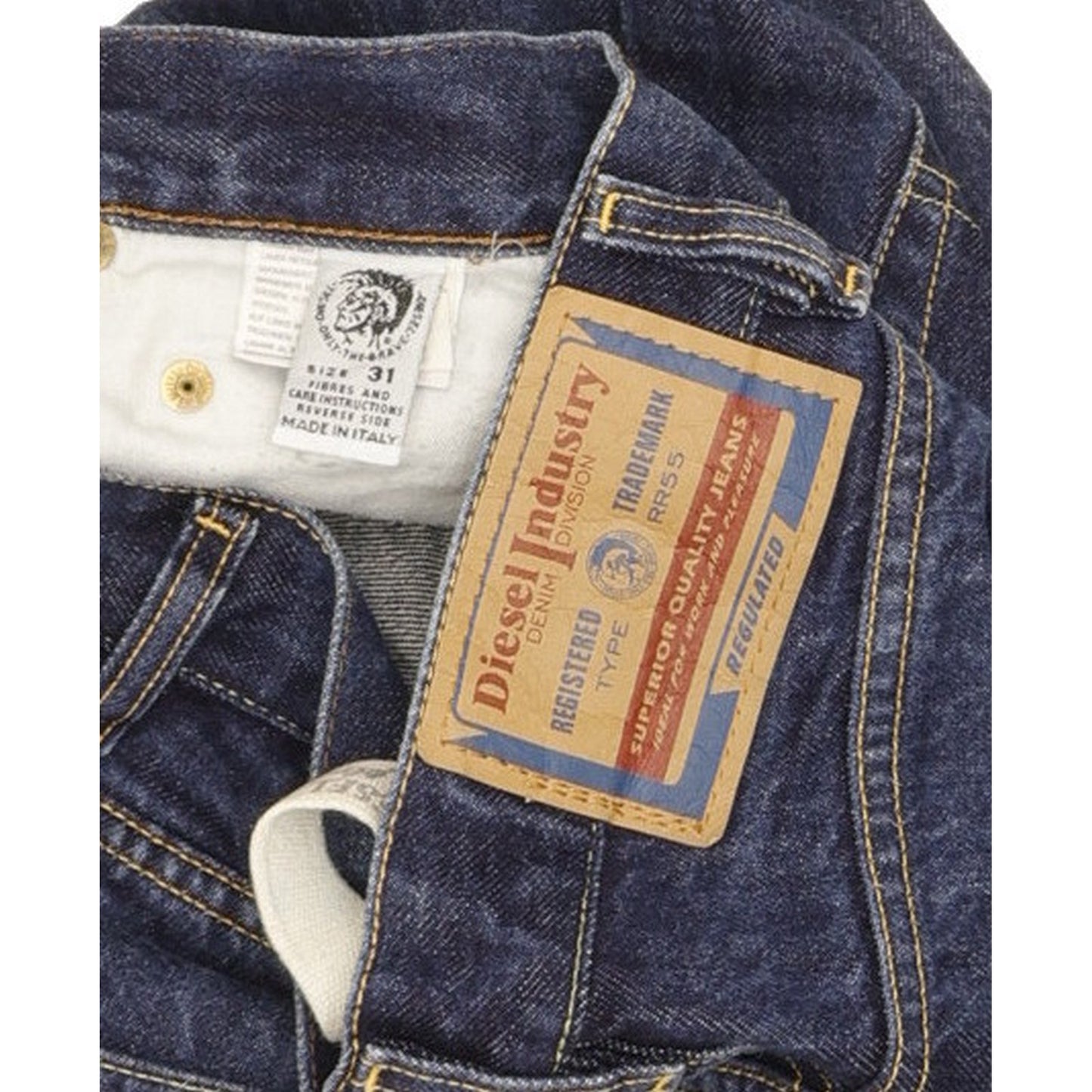 Diesel Fellow Men Blue Straight Slim Jeans W31 L34