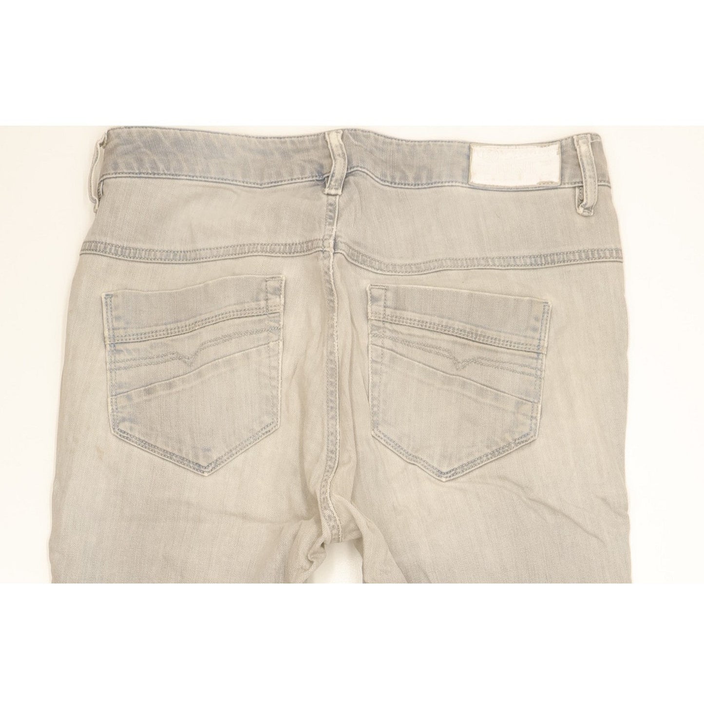 Diesel Fayza Women Blue Tapered Relaxed Boyfriend Stretch Jeans W27 L32