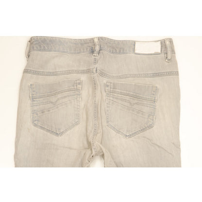 Diesel Fayza Women Blue Tapered Relaxed Boyfriend Stretch Jeans W27 L32