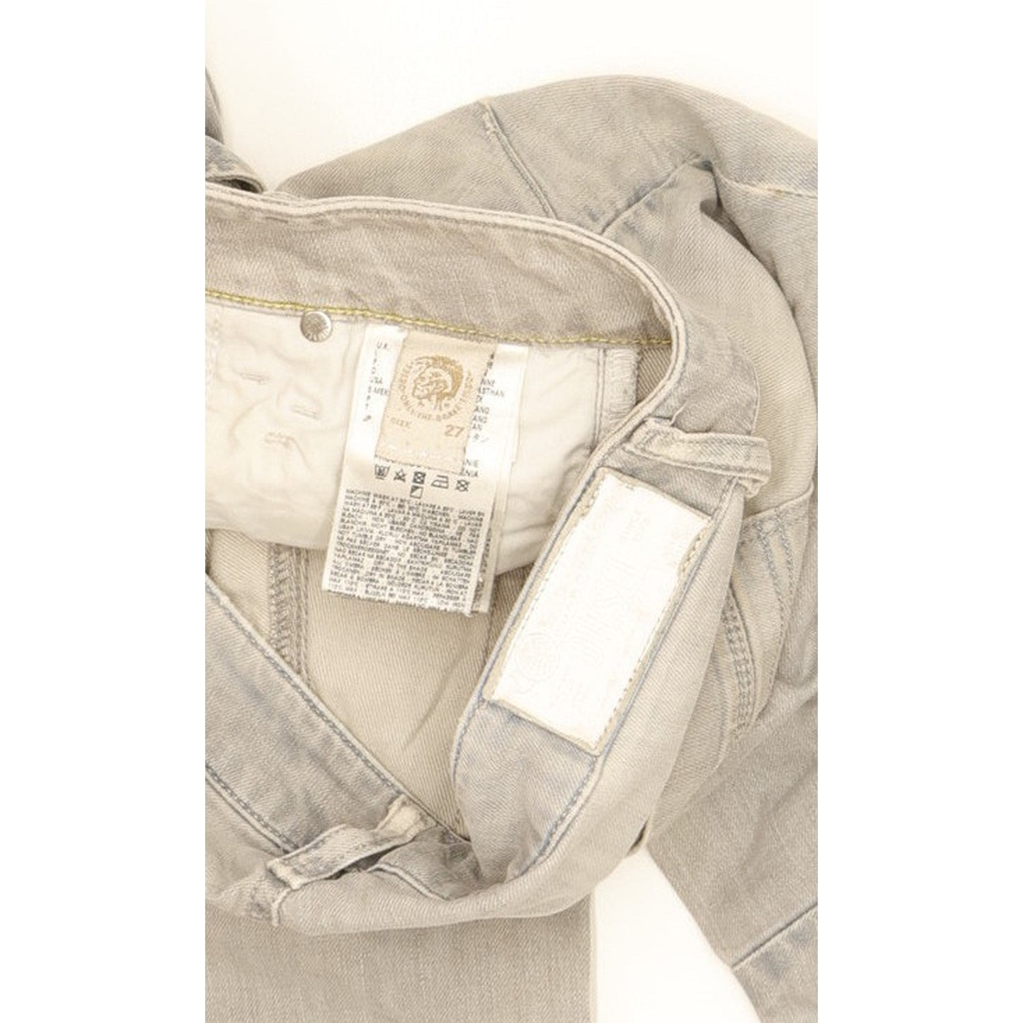 Diesel Fayza Women Blue Tapered Relaxed Boyfriend Stretch Jeans W27 L32