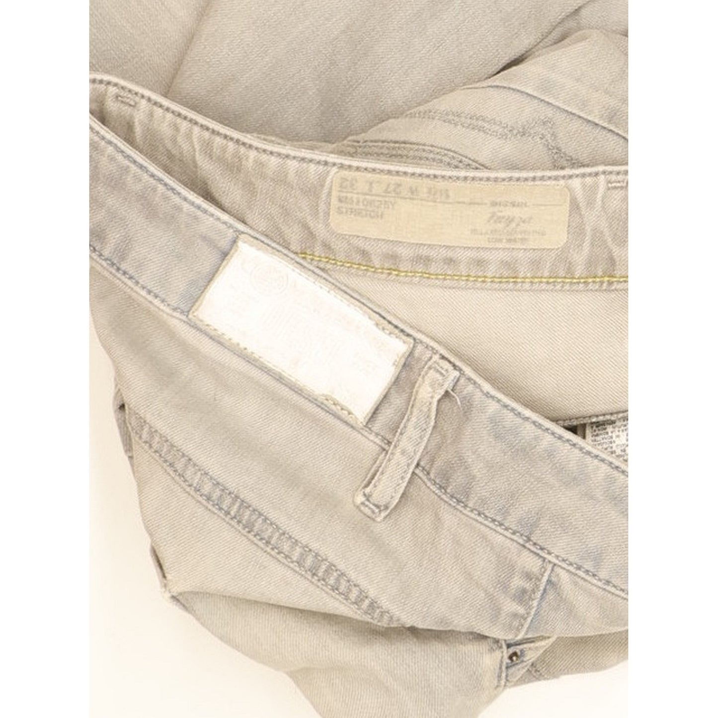 Diesel Fayza Women Blue Tapered Relaxed Boyfriend Stretch Jeans W27 L32