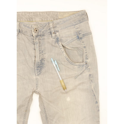 Diesel Fayza Women Blue Tapered Relaxed Boyfriend Stretch Jeans W27 L32