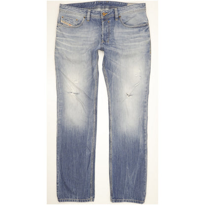 Diesel Safado Men Blue Straight Slim Jeans W34 L32