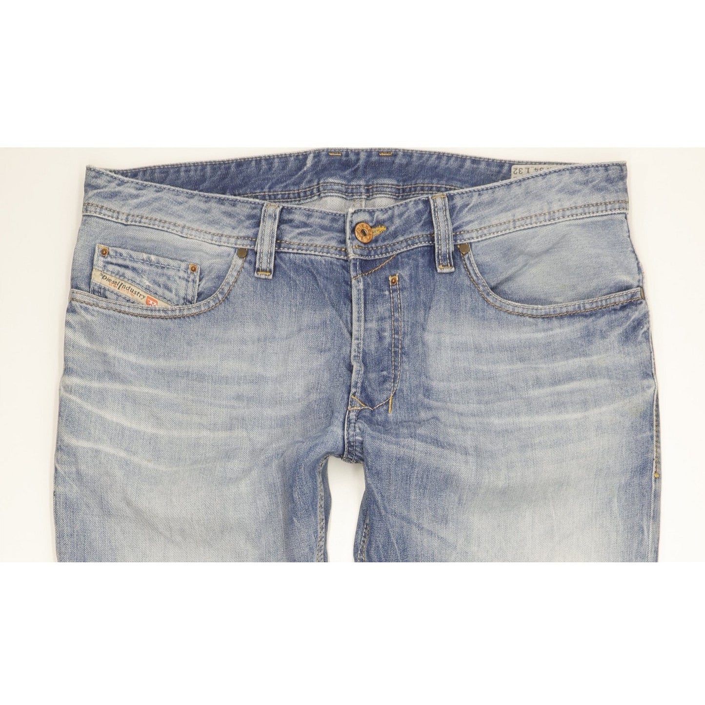 Diesel Safado Men Blue Straight Slim Jeans W34 L32