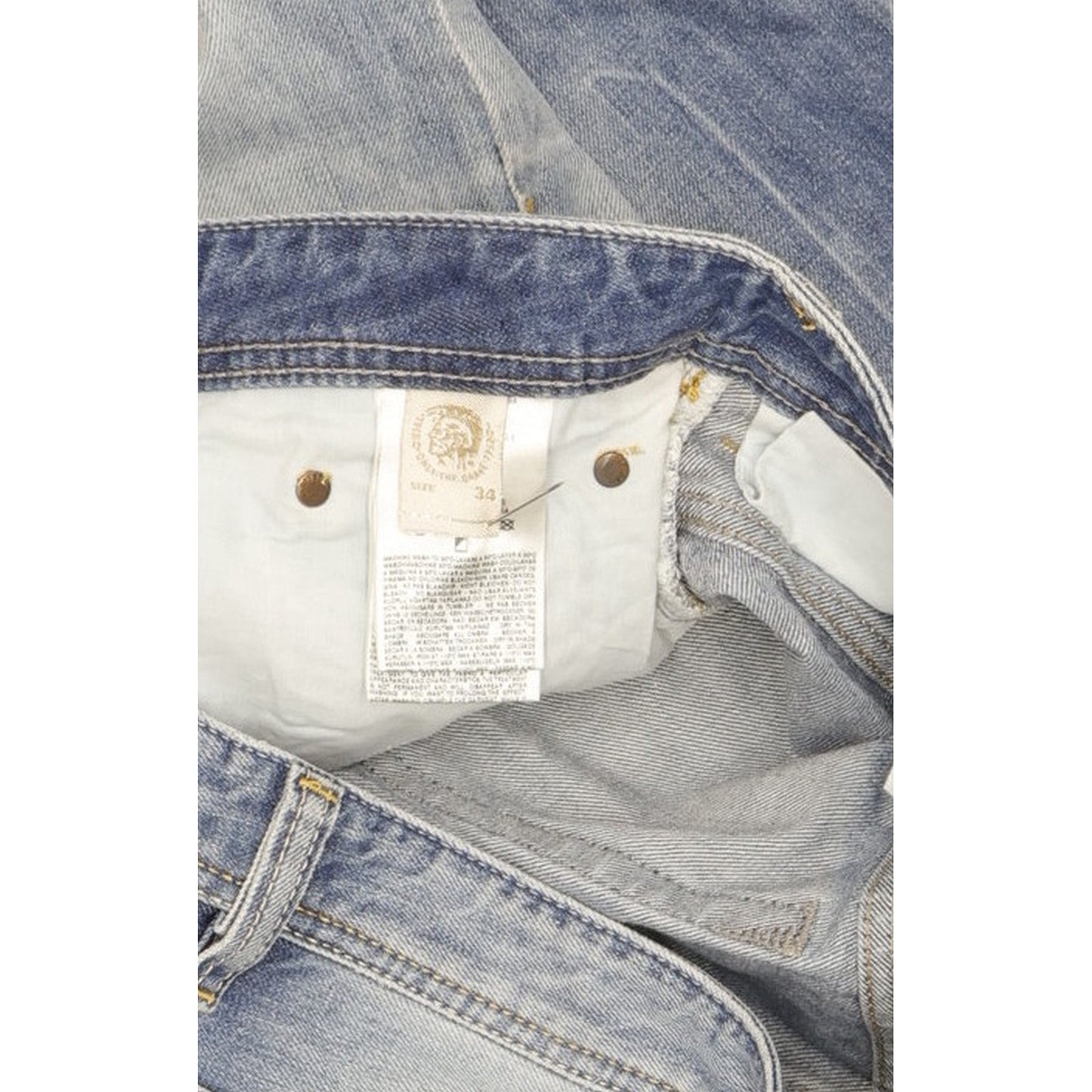 Diesel Safado Men Blue Straight Slim Jeans W34 L32