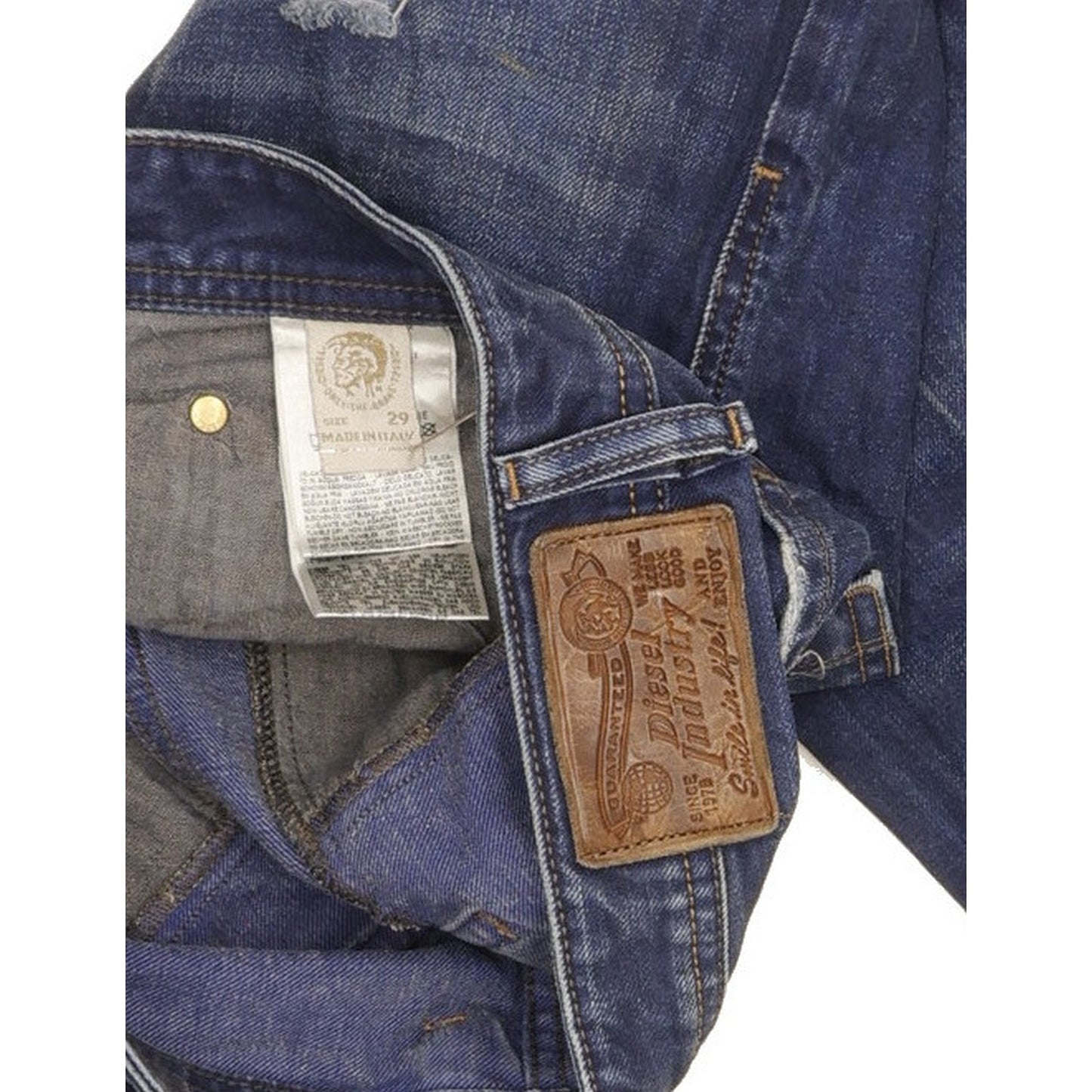 Diesel Braddom Men Blue Tapered Slim Jeans W29 L26