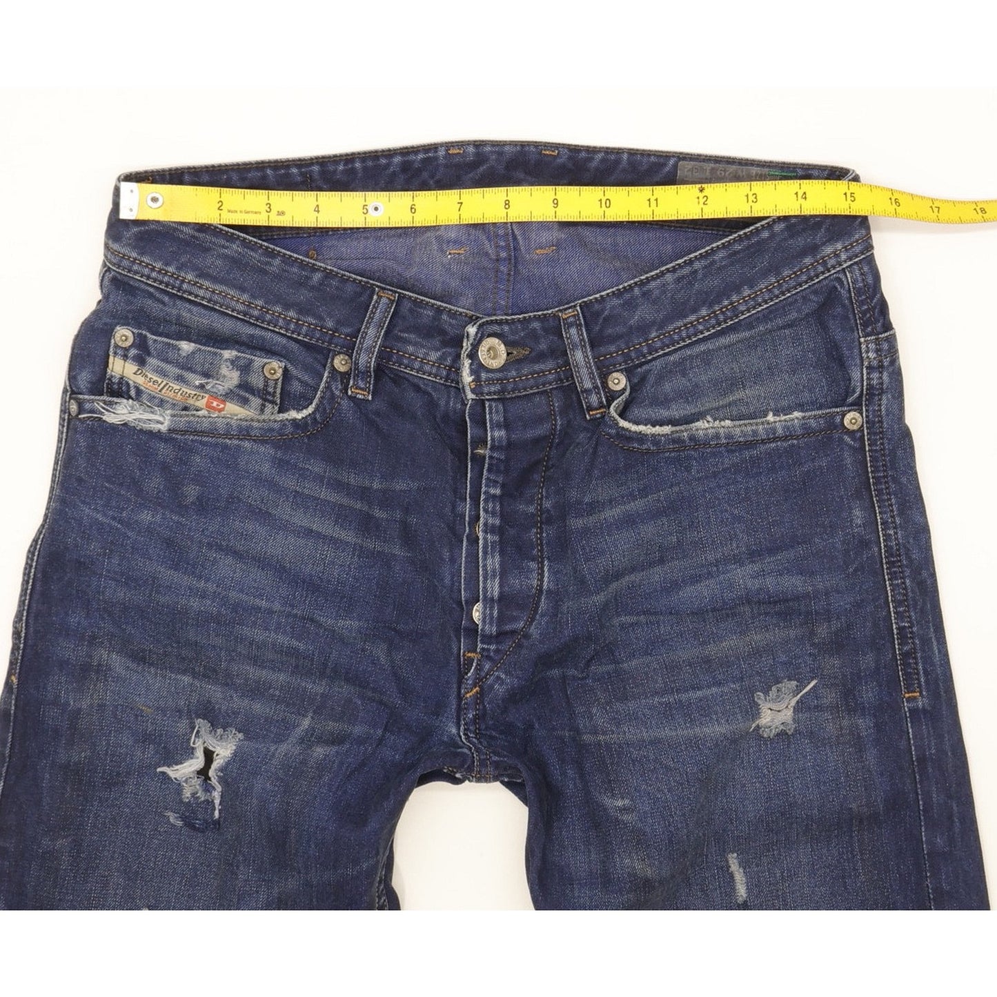 Diesel Braddom Men Blue Tapered Slim Jeans W29 L26