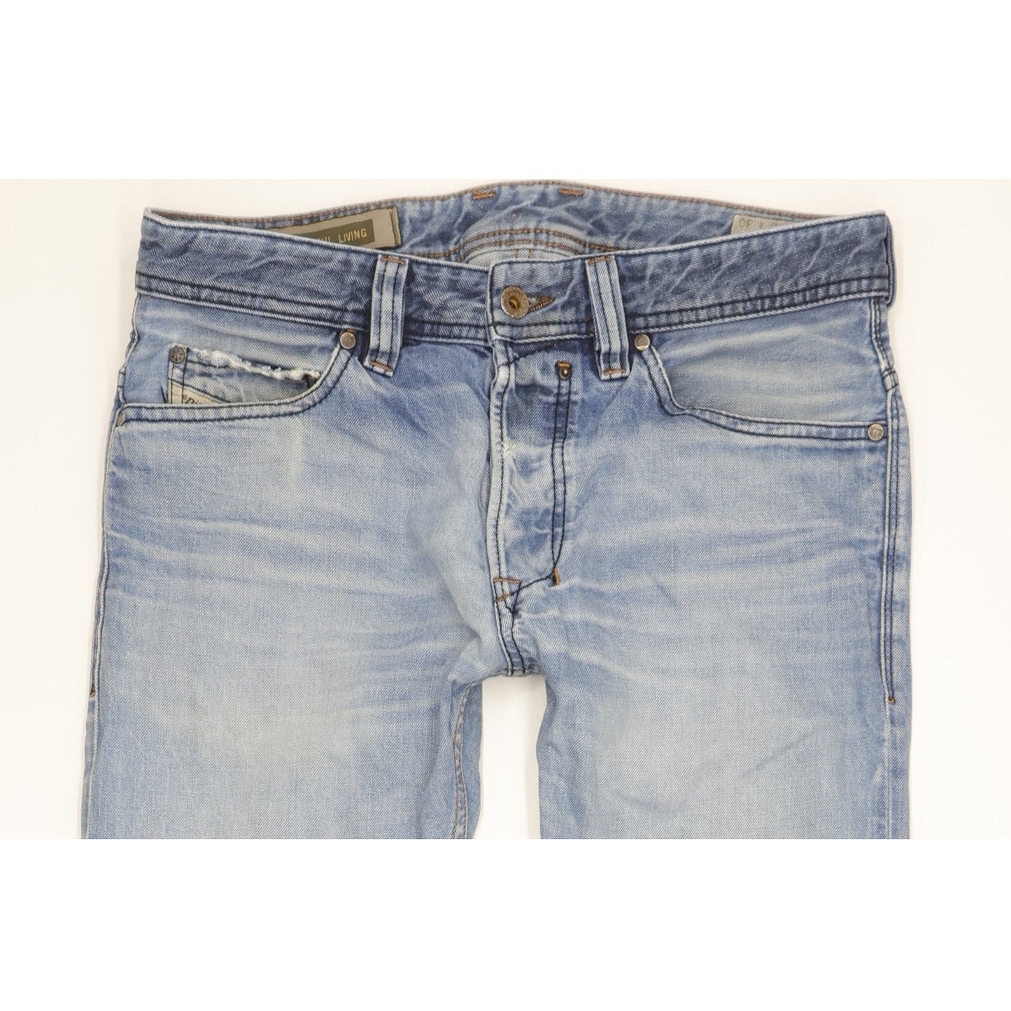 Diesel Safado Men Blue Straight Slim Jeans W30 L30