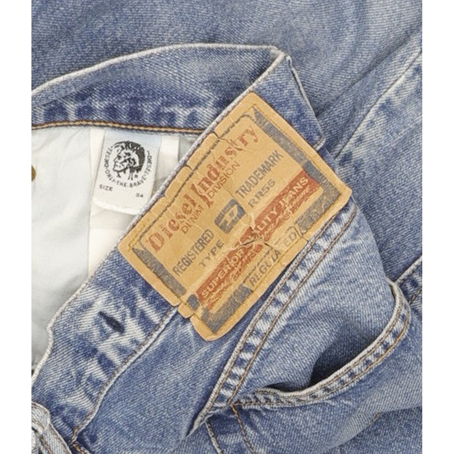 Diesel Kratt Men Blue Straight Regular Jeans W34 L27