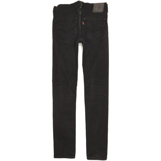 Levi's 510 Men Black Straight Slim Stretch Jeans W32 L34