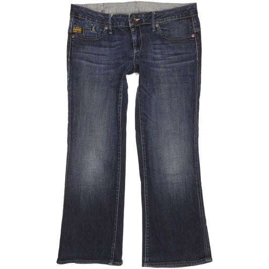 G-Star Midge Women Blue Bootcut Slim Stretch Jeans W34 L29