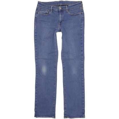 Levi's Women Blue Straight Slim Stretch Jeans W30 L32