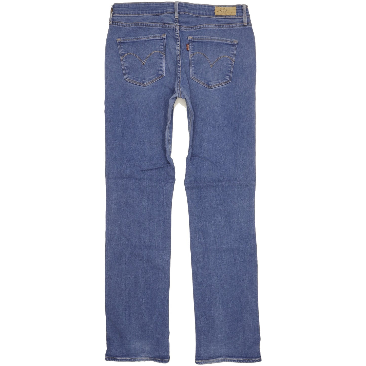 Levi's Women Blue Straight Slim Stretch Jeans W30 L32