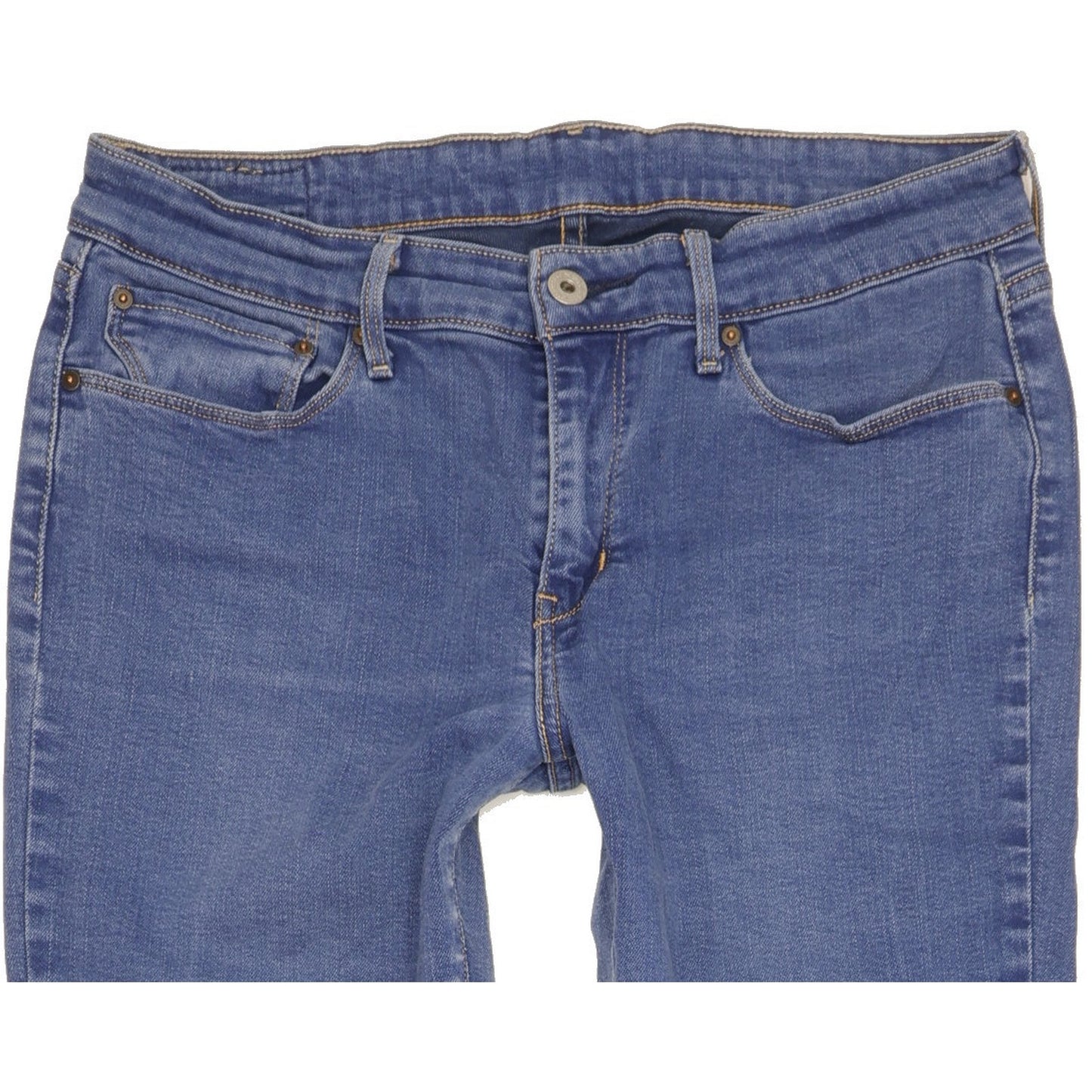 Levi's Women Blue Straight Slim Stretch Jeans W30 L32
