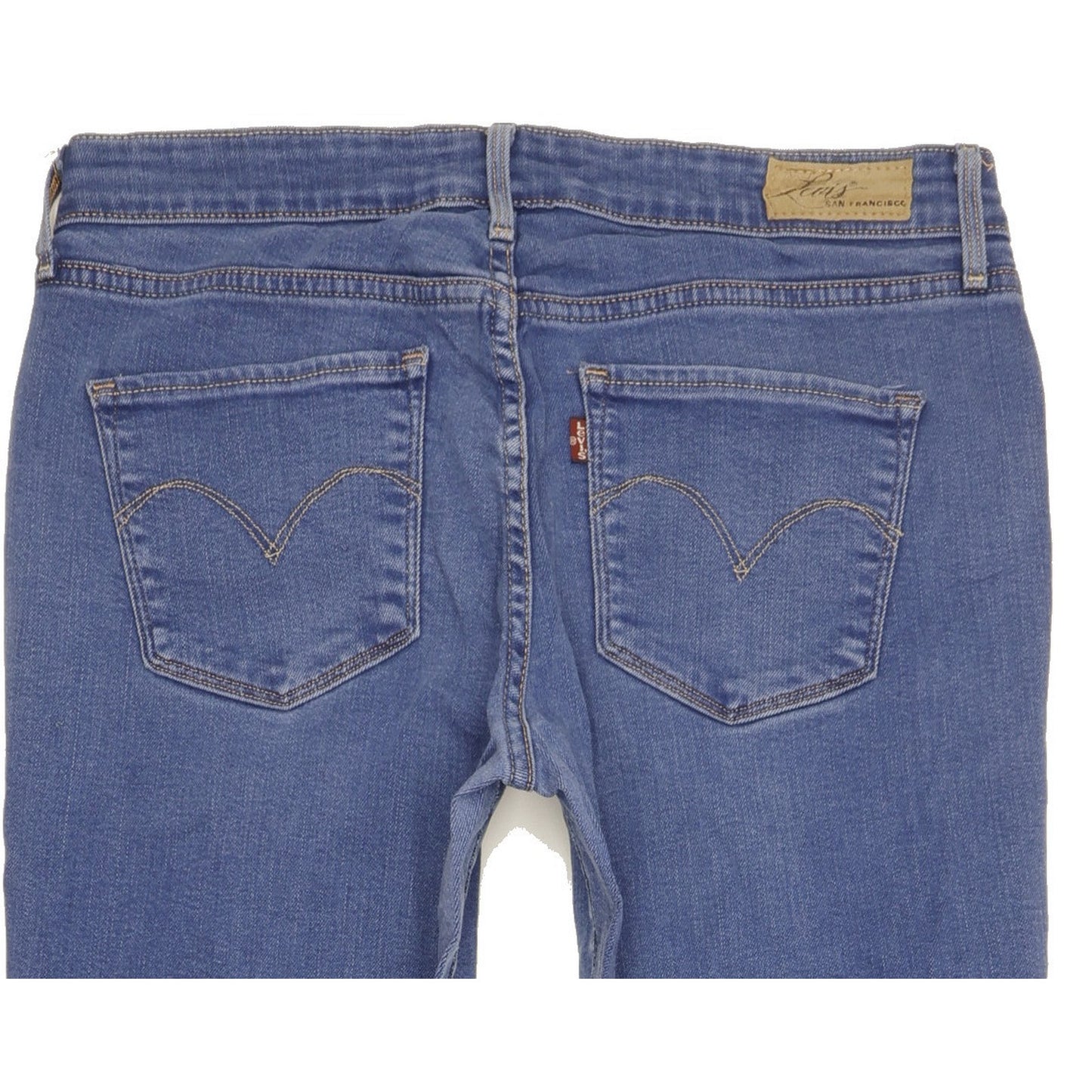 Levi's Women Blue Straight Slim Stretch Jeans W30 L32
