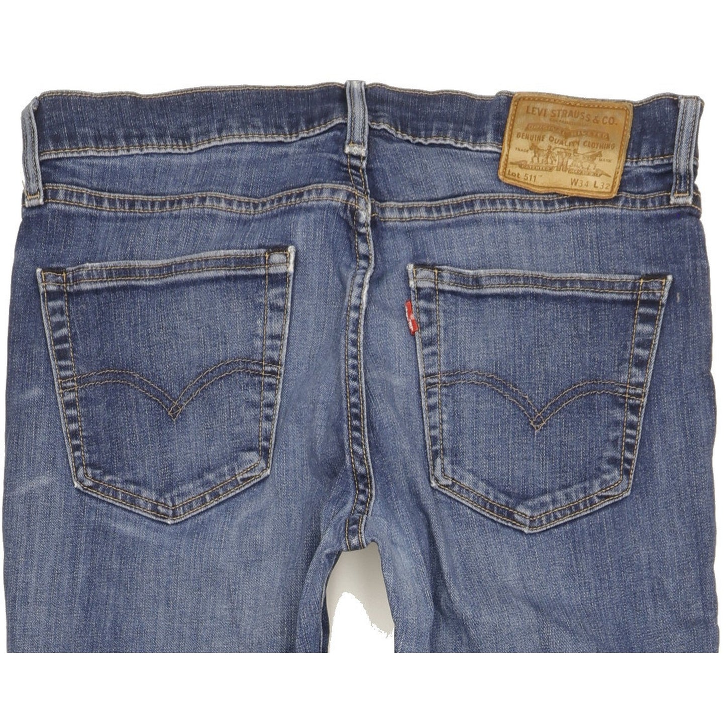 Levi's 511 Men Blue Straight Slim Stretch Jeans W34 L31