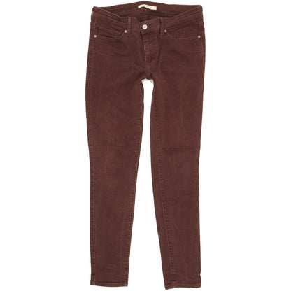 Levi's 711 Women Purple Skinny Slim Stretch Jeans W28 L30