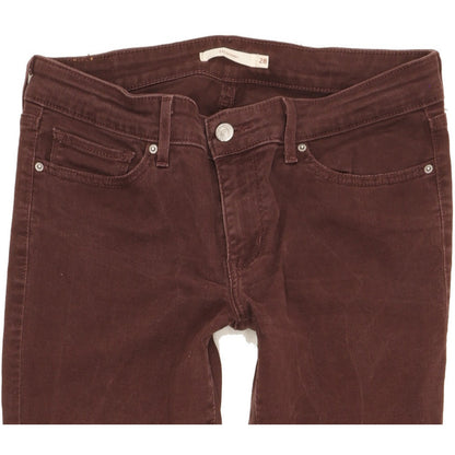 Levi's 711 Women Purple Skinny Slim Stretch Jeans W28 L30