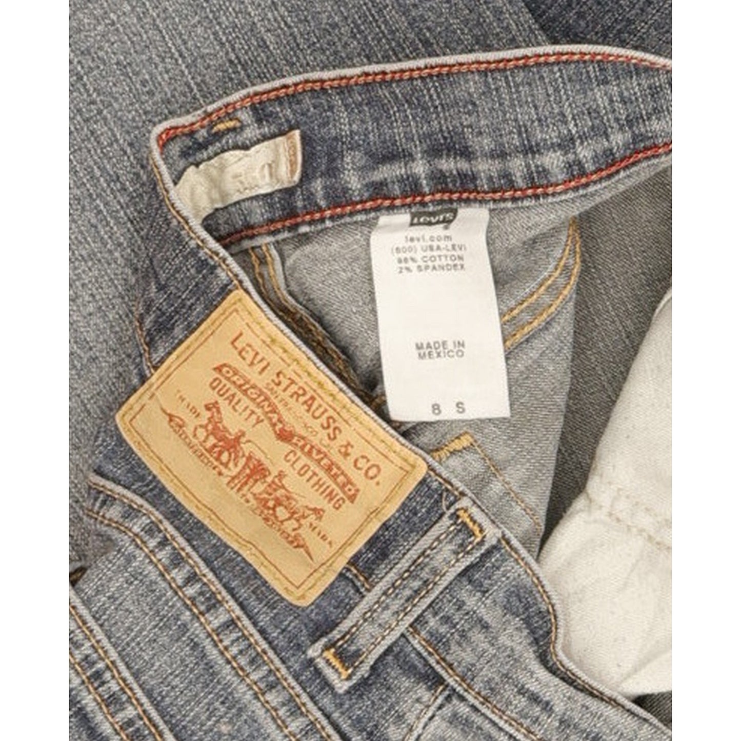 Levi's 550 Women Blue Bootcut Slim Stretch Jeans W30 L28