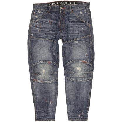 G-Star 5620 3D Men Blue Tapered Relaxed Jeans W34 L30