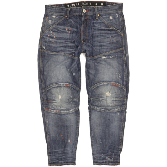 G-Star 5620 3D Men Blue Tapered Relaxed Jeans W34 L30