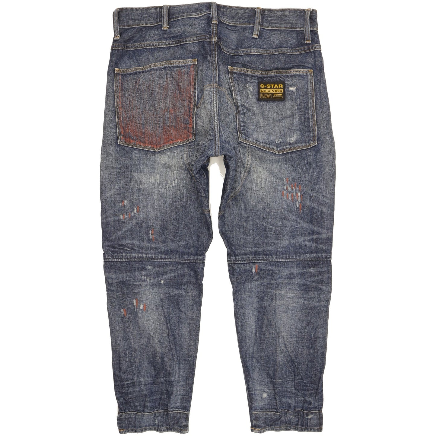 G-Star 5620 3D Men Blue Tapered Relaxed Jeans W34 L30