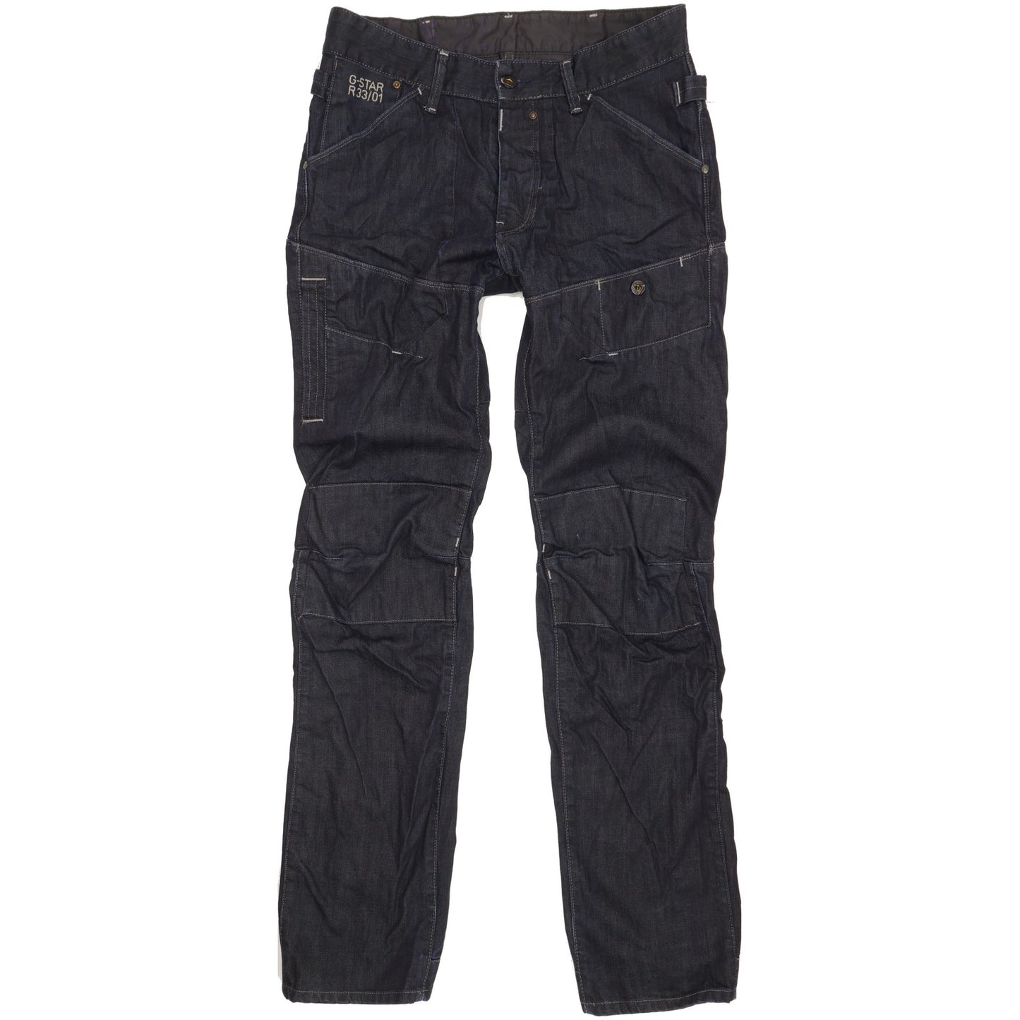 G-Star Trail Elwood Men Navy Tapered Regular Jeans W33 L35