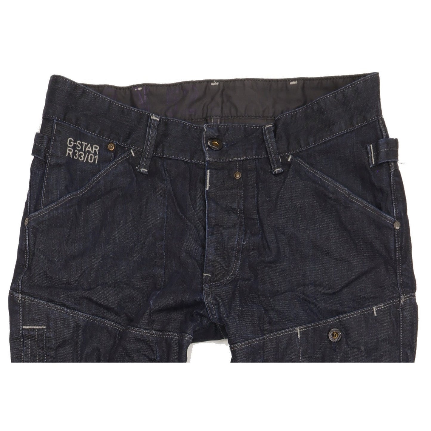 G-Star Trail Elwood Men Navy Tapered Regular Jeans W33 L35