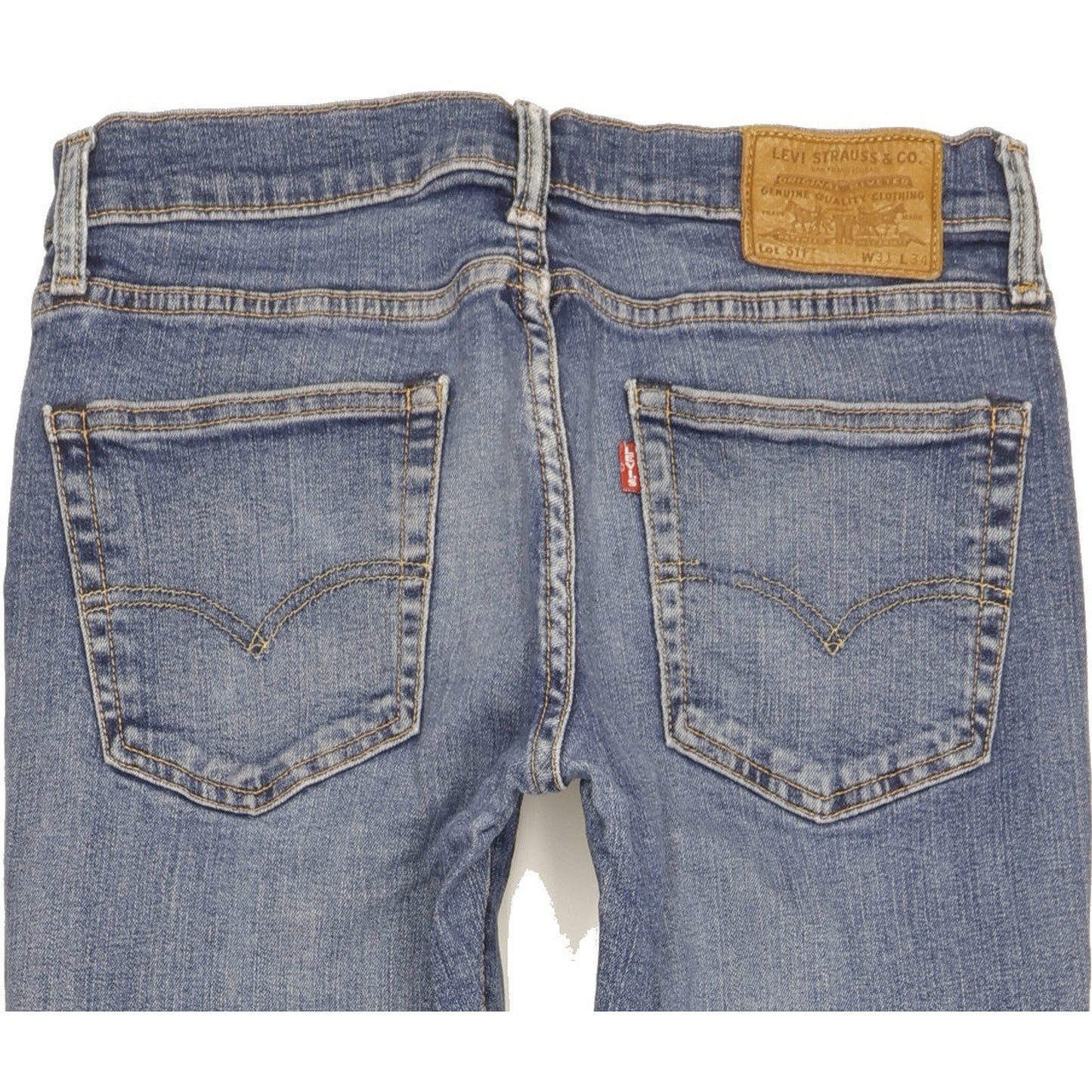 Levi's 511 Men Blue Straight Slim Stretch Jeans W31 L32
