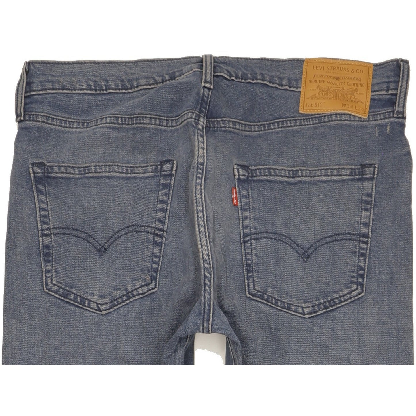 Levi's 512 Men Blue Tapered Slim Jeans W34 L33
